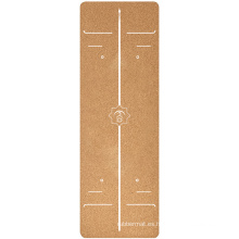 Estera de yoga de madera de corcho ecológica de Yugland con logotipo personalizado